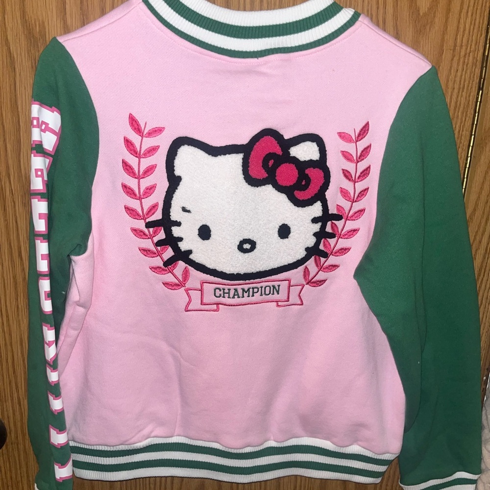 Hello Kitty XS fleece bomber jacket
